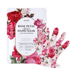 PETITFEE & KOELF Maska na ruce Rose Petal Satin Hand Mask (1 pár)