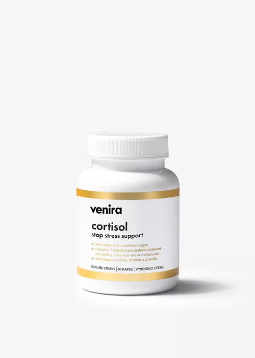 VENIRA cortisol - stop stress support, 60 kapslí