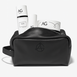 Kožená kosmetická taška